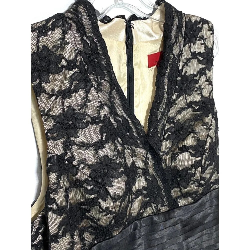 JS Collections Black Whimsigoth Maxi Dress Y2K Witchy Goth Romantic Fairy Sz 10 - Image 5