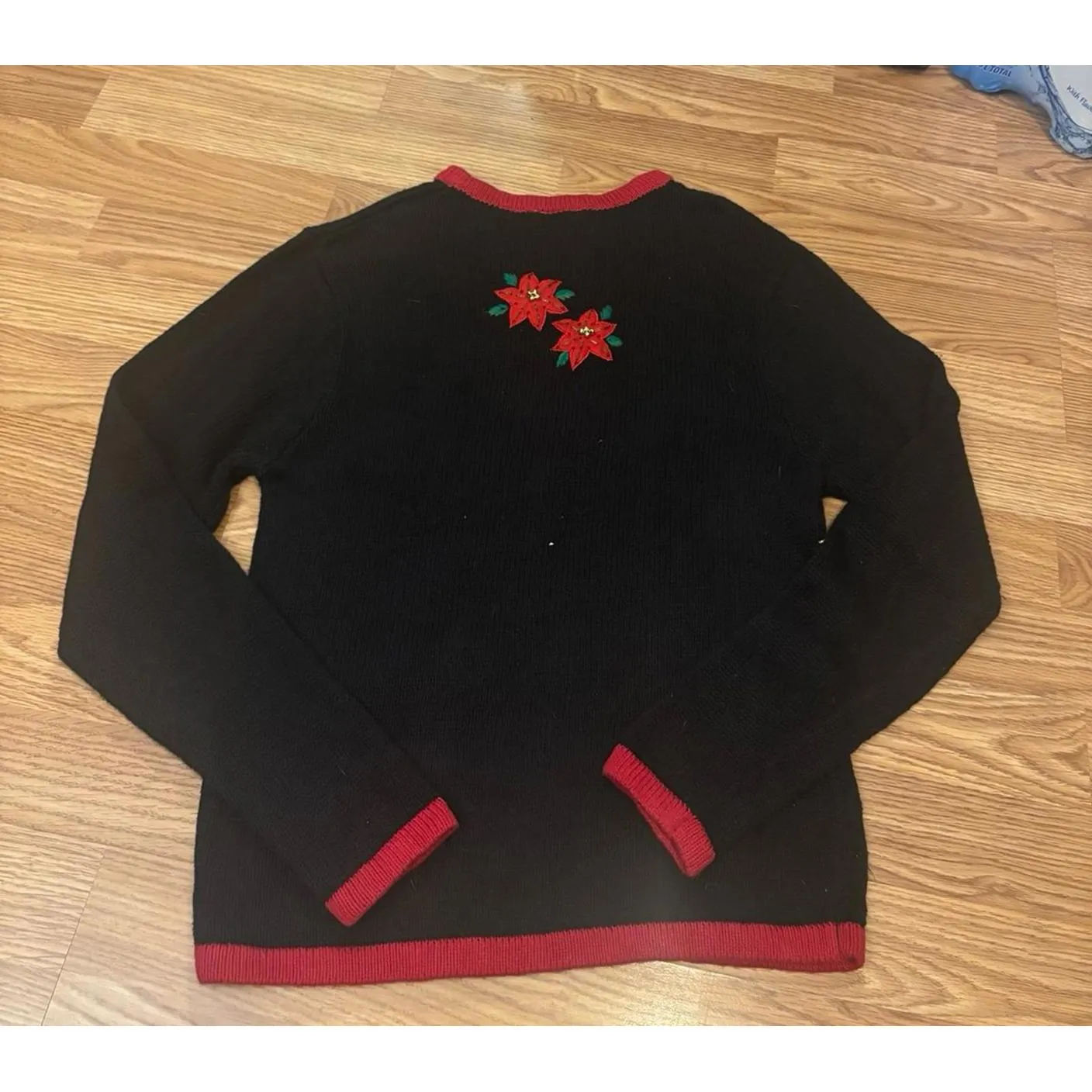 Ugly Christmas Sweater Size Small Black - Image 8