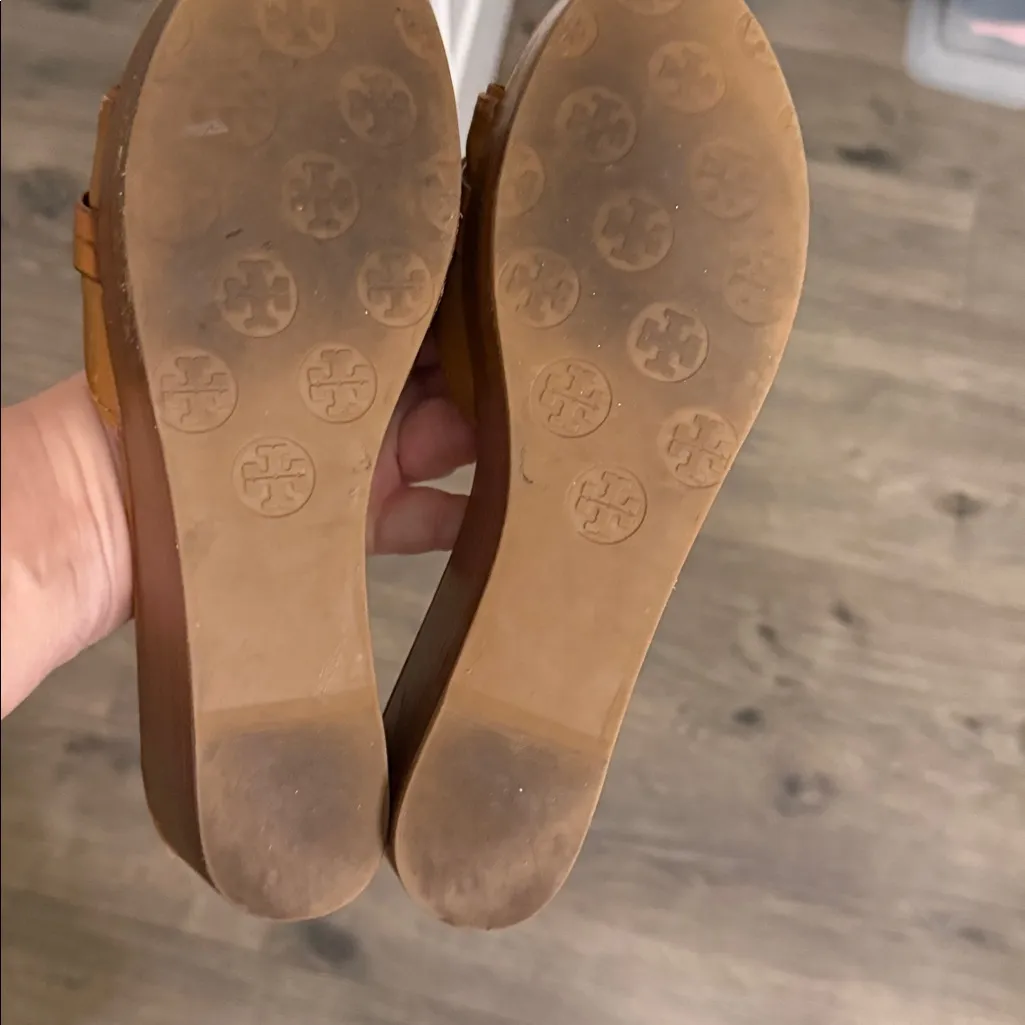 Tory Burch Women's Brown Slide Platform Sandals size 8 - Image 5