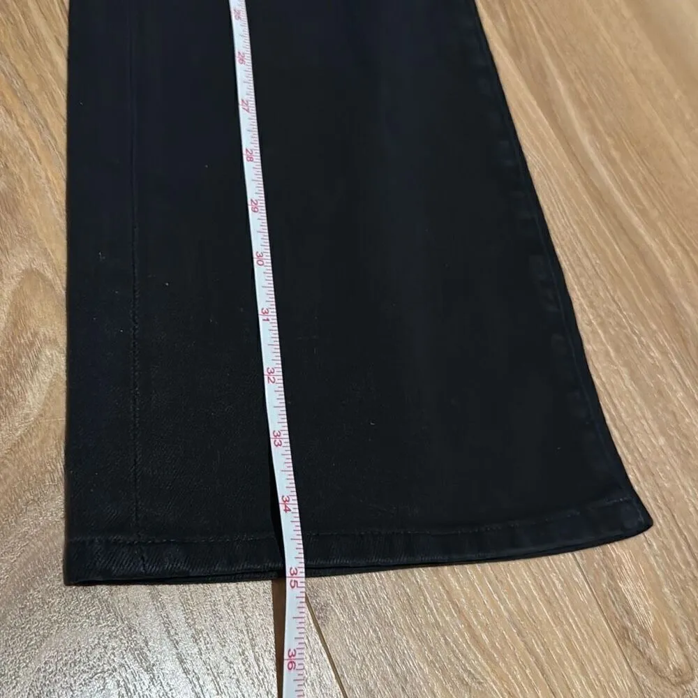 7 For All Mankind LEXIE A POCKET Boot Cut Jeans Petites 30 black jeans - Image 6