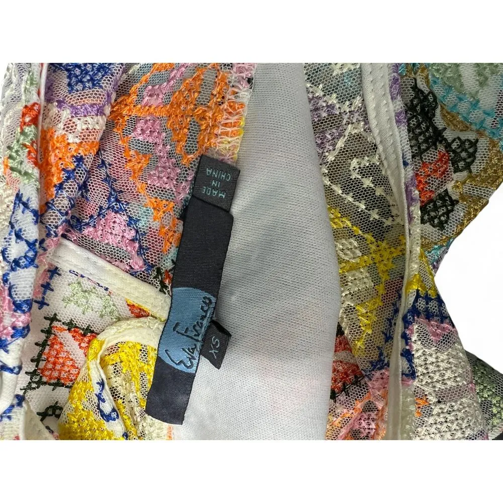 Anthropologie Eva Franco | XS | Sofie Embroidered Top Sleeveless Tank Blouse - Image 6