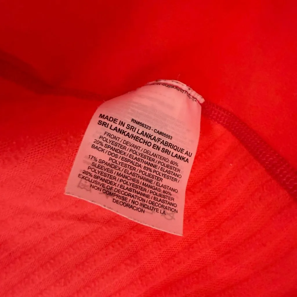 Nike Dri Fit Women’s XL Orange Pullover Longsleeve - Image 3