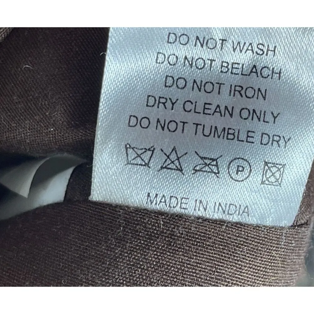 Crosstree Lane Crossbody Messenger Purse Adjustable Strap Aztec Serape Boho Brown - Image 9