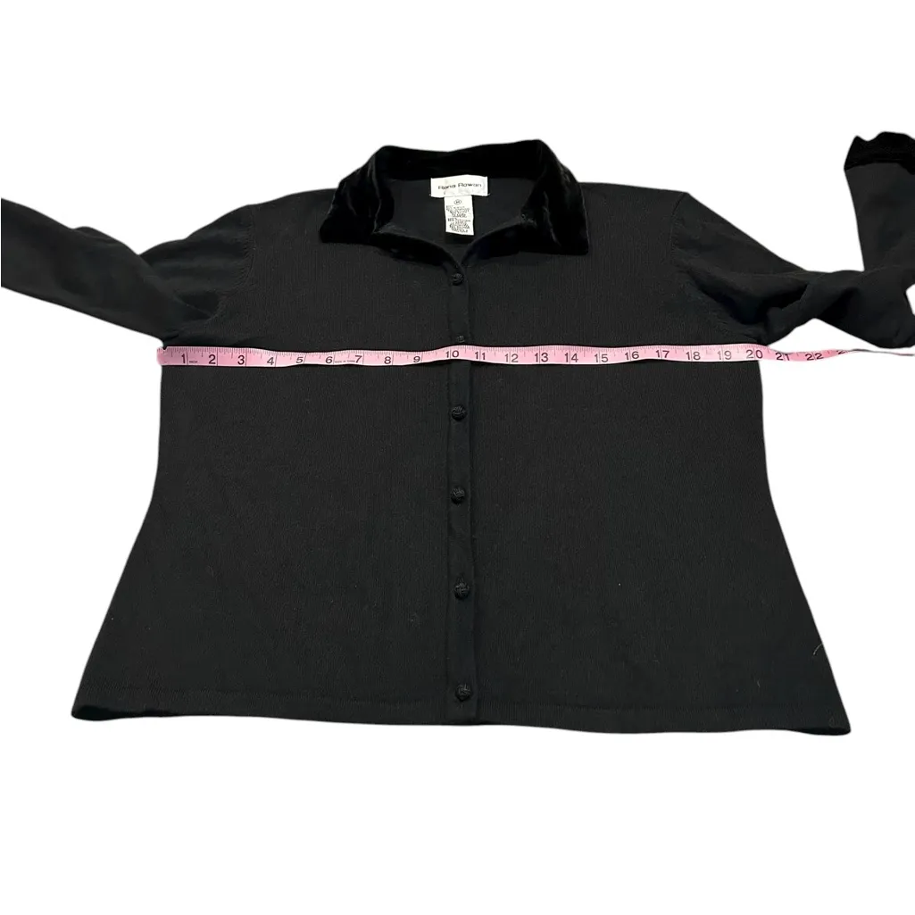 RENA ROWAN black wool blend sweater - Image 3