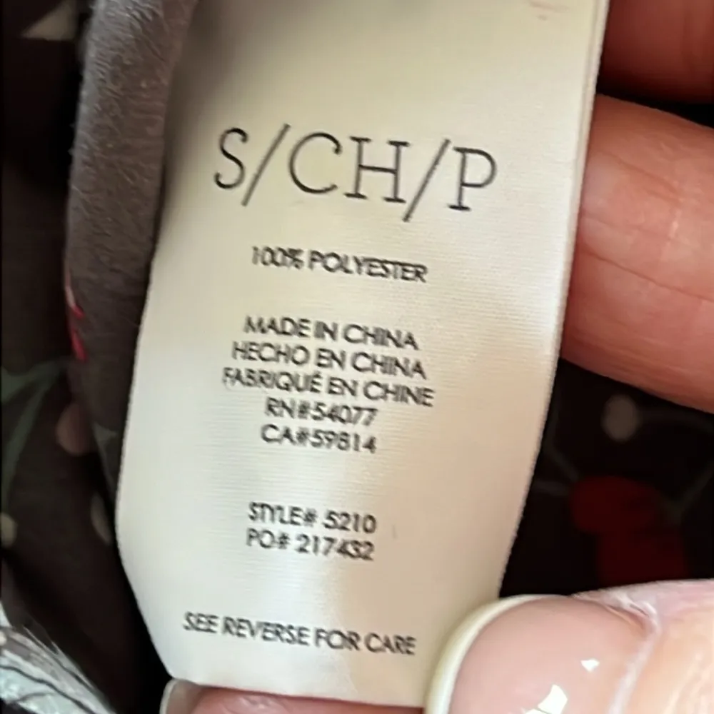 CAbi Plaza Fiesta Floral Sleeveless Button Down Top Blouse Size Small - Image 8