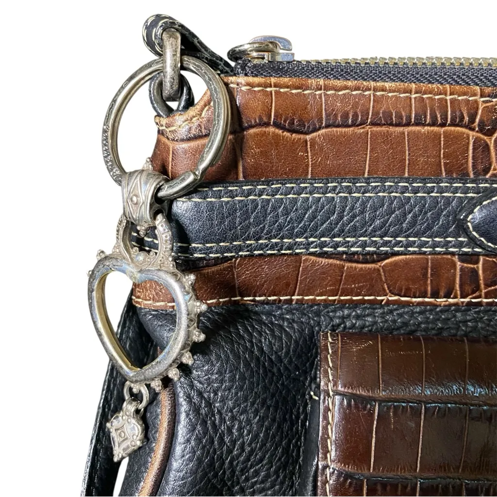 Vintage Brighton Croc Leather Bag - Image 6