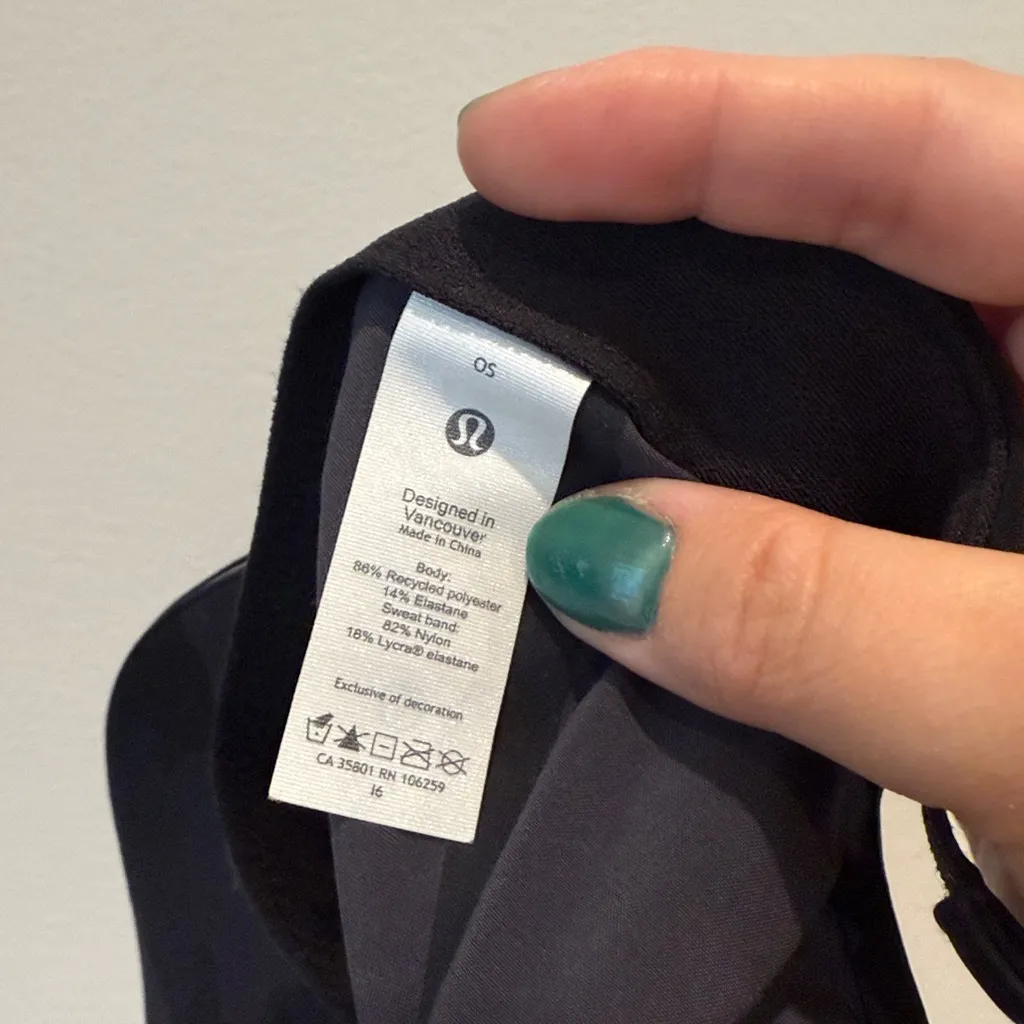 Lululemon athletica Fast and Free Running Hat Black Gray Camo One Size - Image 6