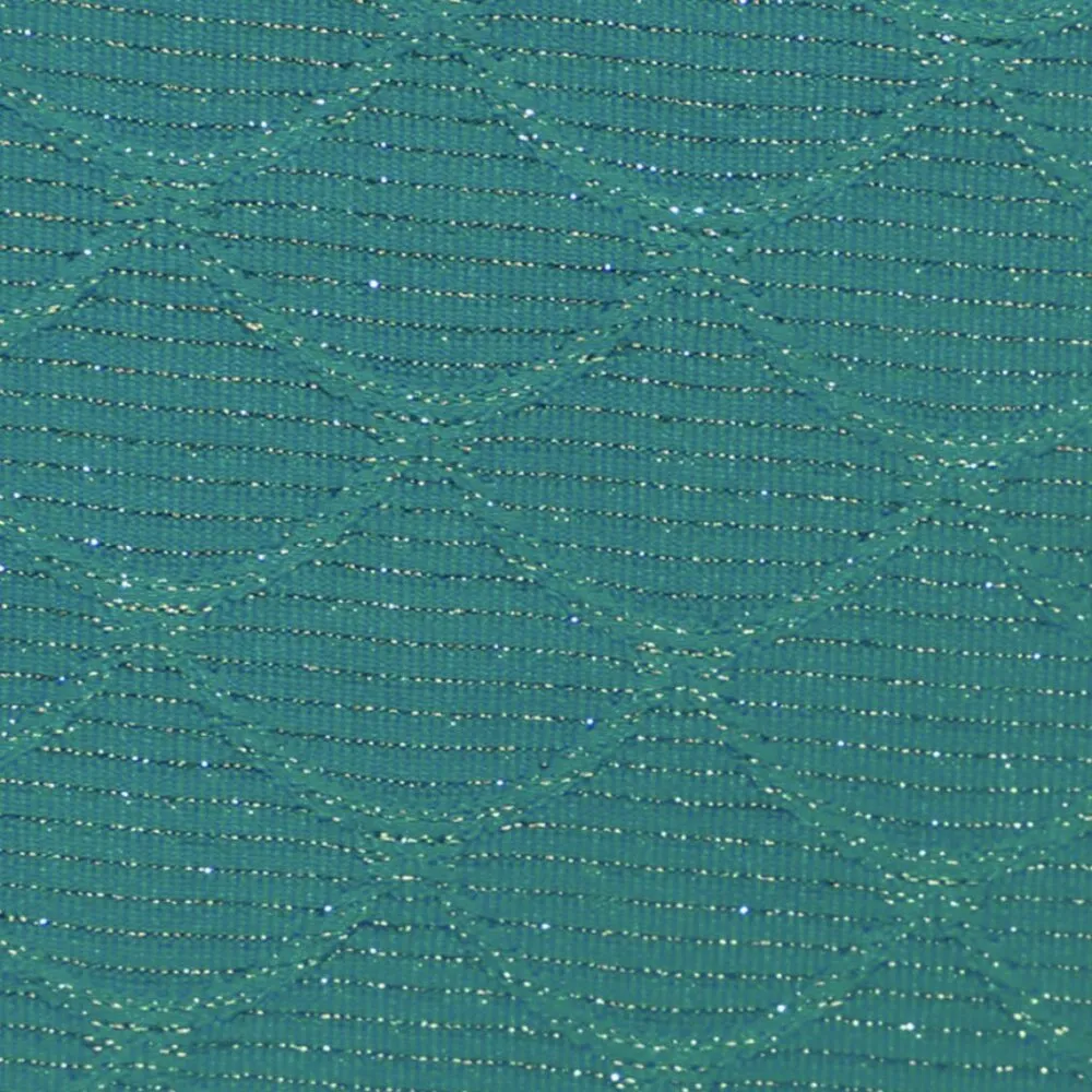 BERLOOK Lurex Jacquard Triangle Bikini Top AND BOTTOM 20 Green Size XS - Image 13