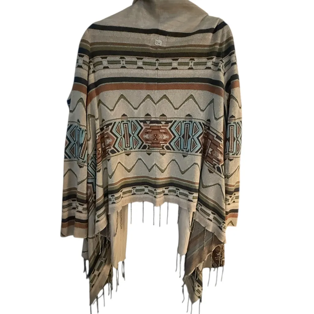 Billabong Dream Chaser sweater cardigan kimono size large - Image 3