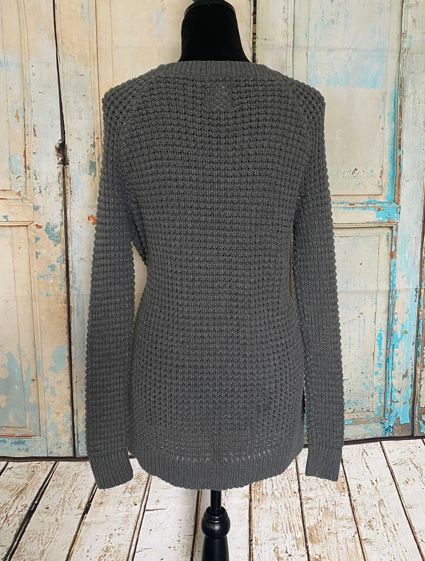 Gray Pullover Jegging Sweater Sz M - Image 2