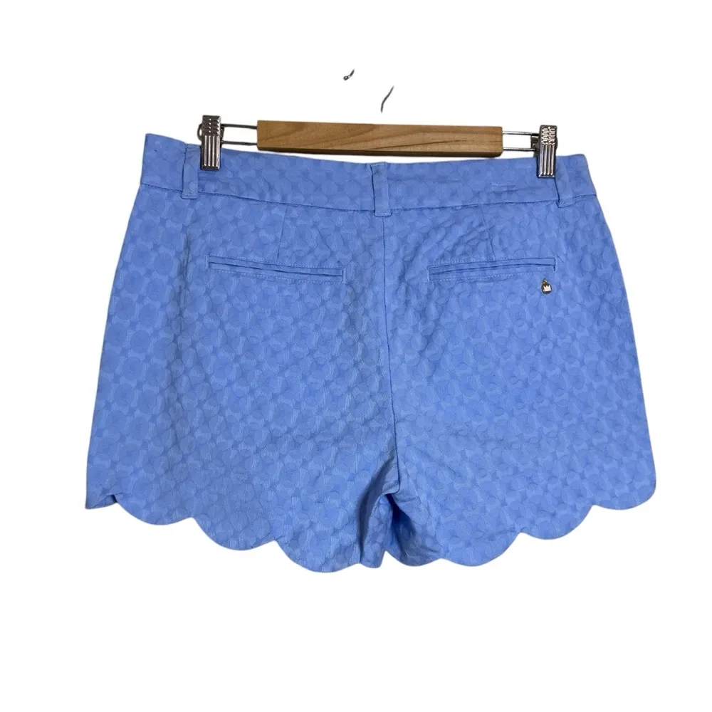 Crown & Ivy Shelby Scalloped‎ Shorts Size 8P EUC - Image 2