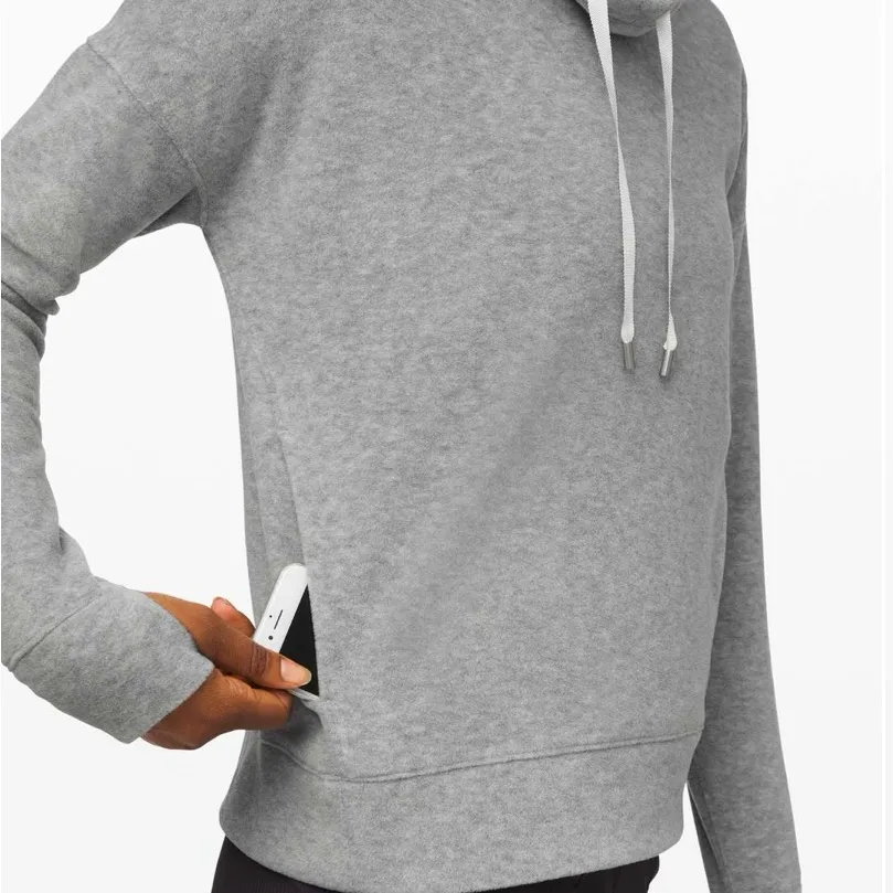 Lululemon  Gray Cowl Neck Sweatshirt - Image 2