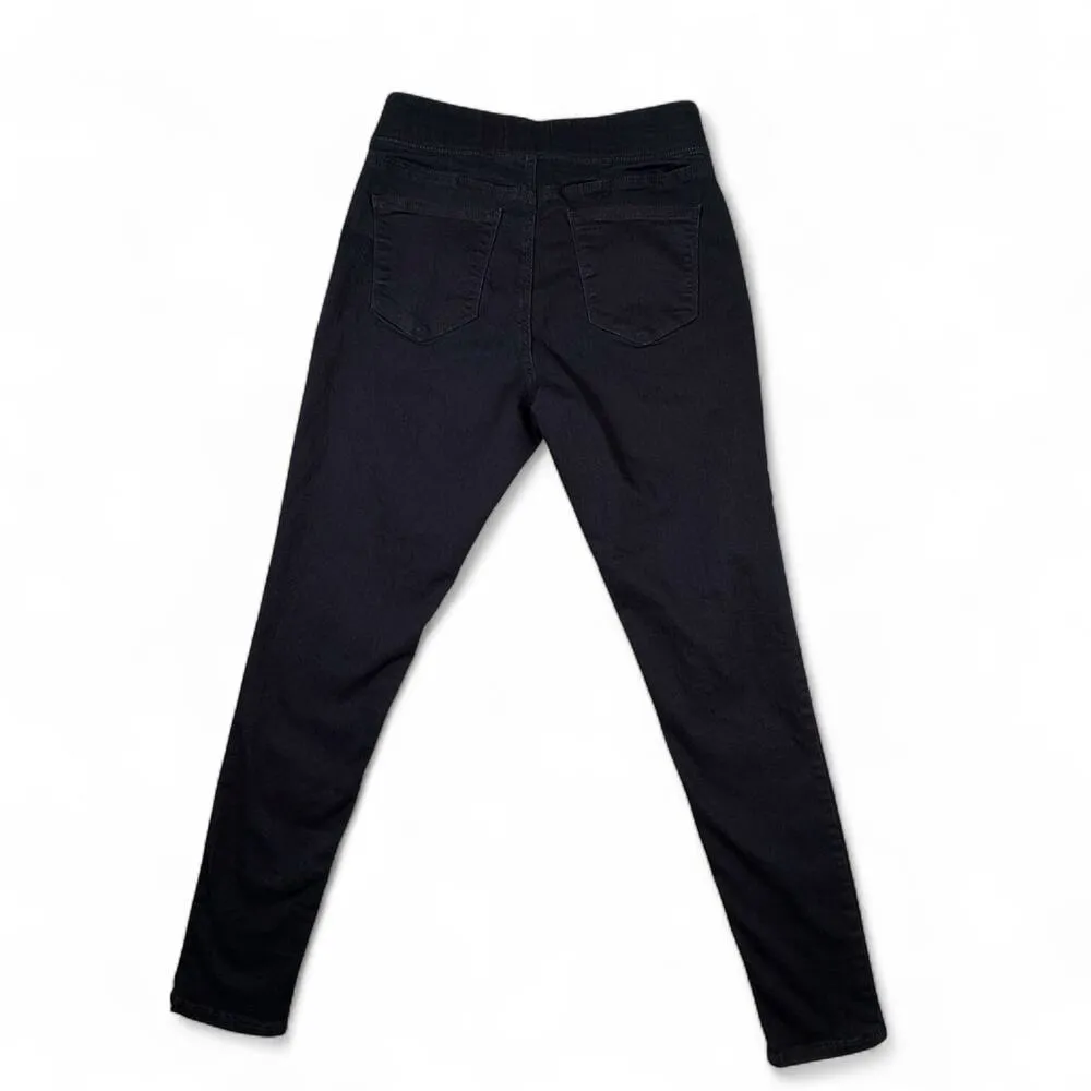 Old Navy Rockstar Mid Rise Indigo Rinse Jeggings Dark Denim Skinny Women 10 - Image 2