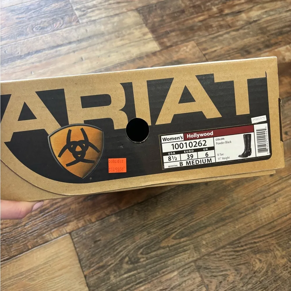New Ariat Women’s Black Boots 8 1/2 - Image 4