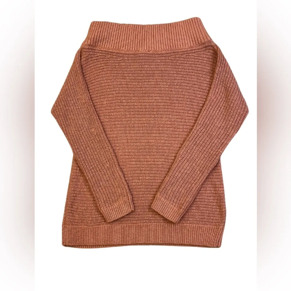 Express Medium Coral Cable Knit Sweater Fall Sweater - Image 4