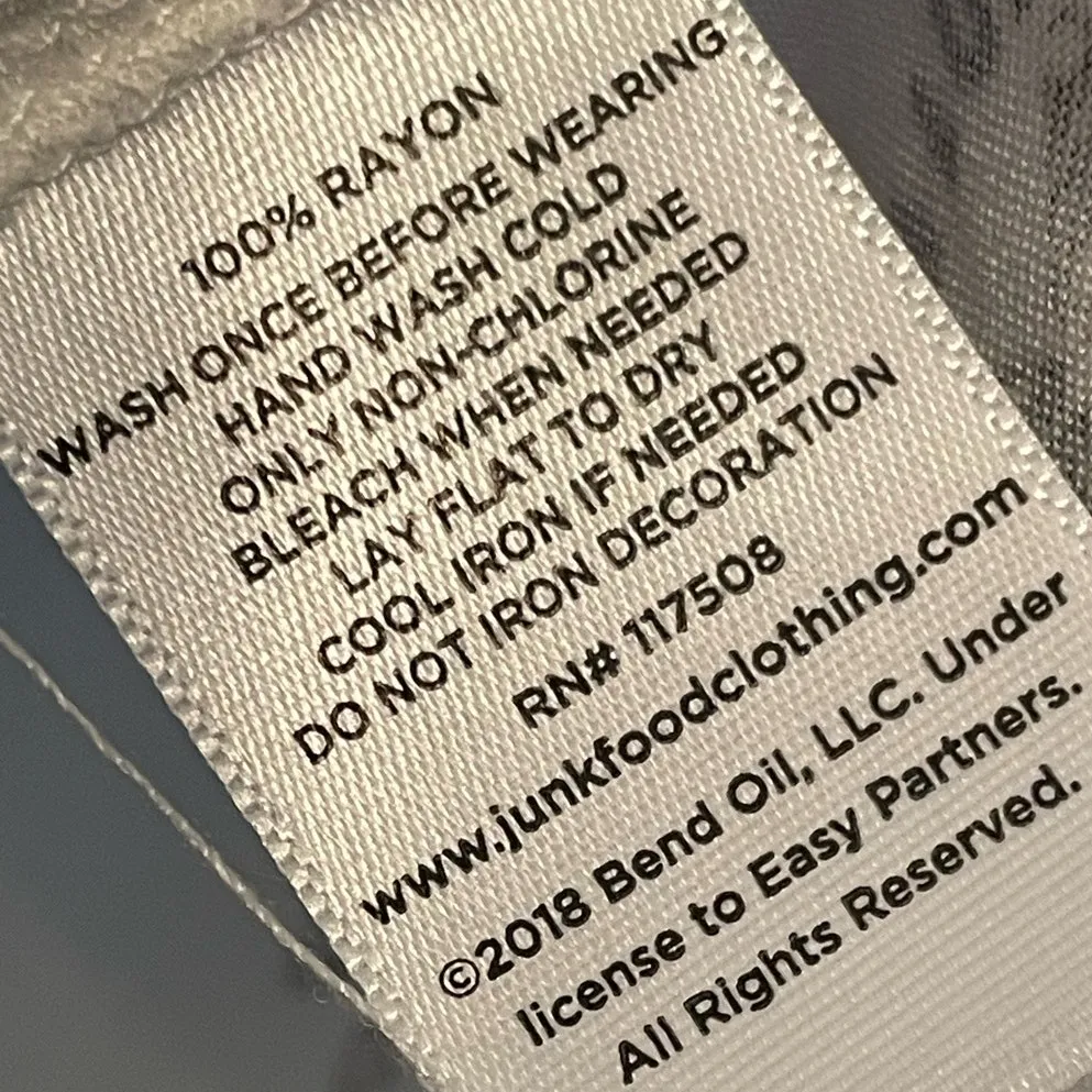 Rock by Junkfood White Button Front Blondie Camp Funtime Print Dress Large - Image 7