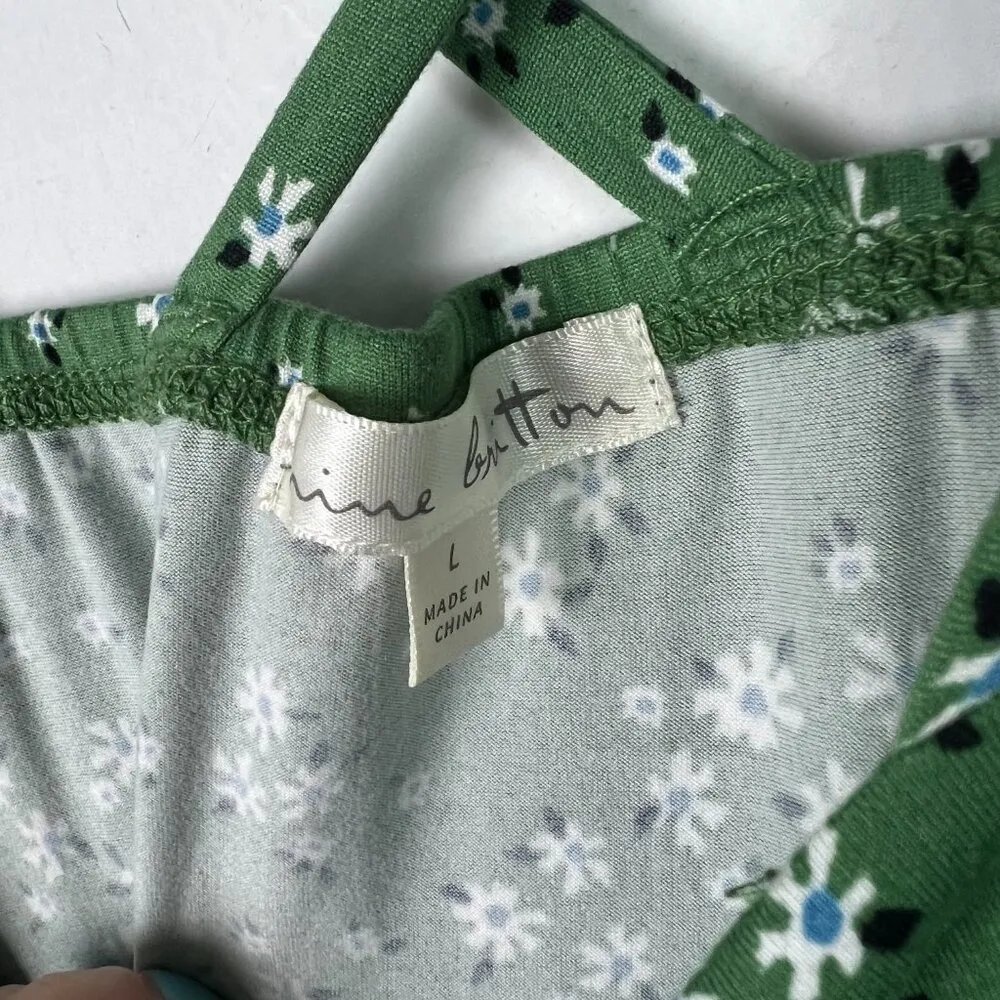 NWOT Stitch Fix Desiree Strappy Floral Sleeveless Dress Green Size Large L NEW - Image 5