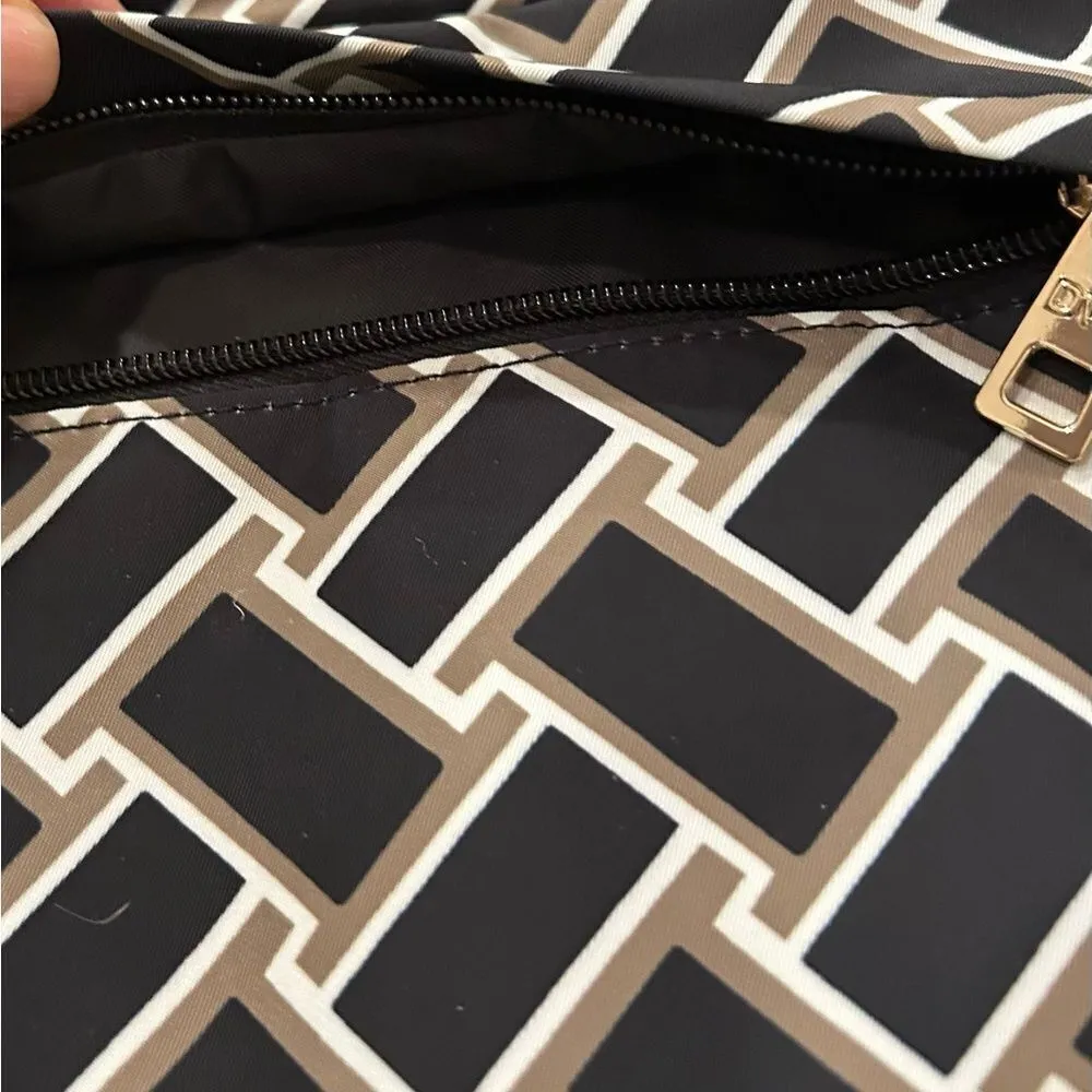 Diane Von Furstenberg Black Print Utility Crossbody Bag - Image 10
