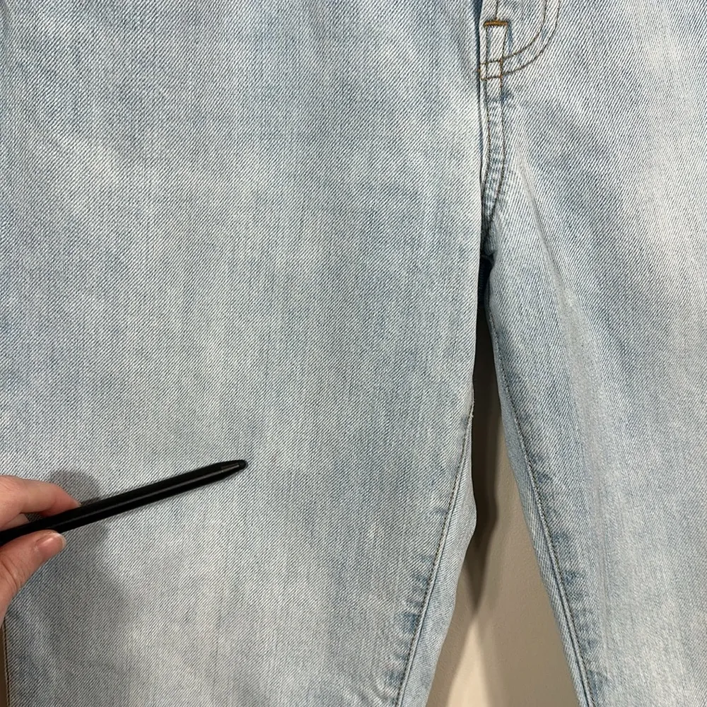 Madewell Perfect Vintage 100% Cotton Spring Light Blue Women Jeans Size 27 - Image 11