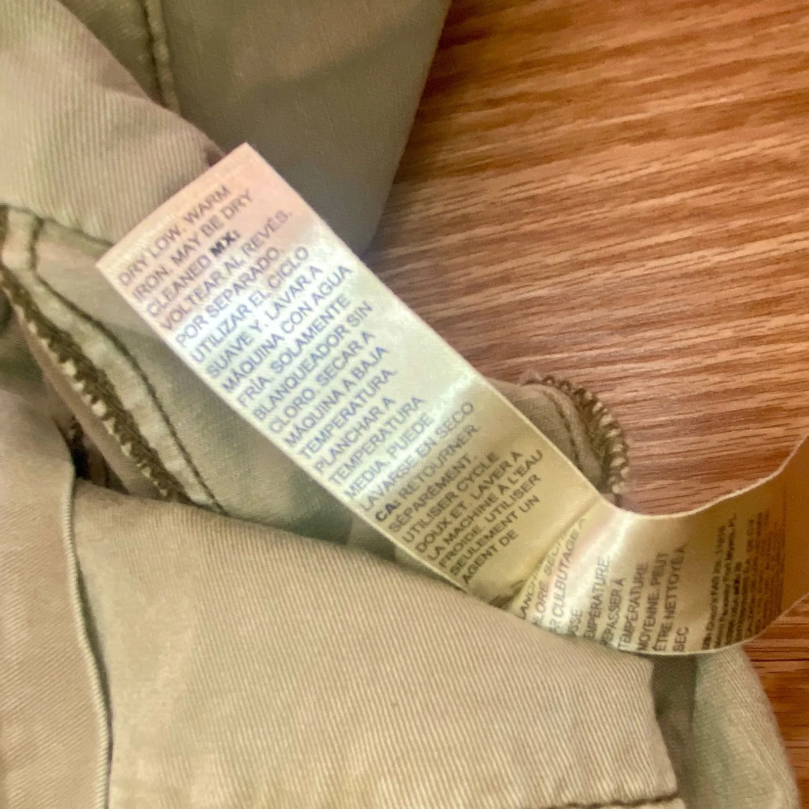 White House Black Market Olive Green Cotton Military Jacket Womens 0 - Image 12