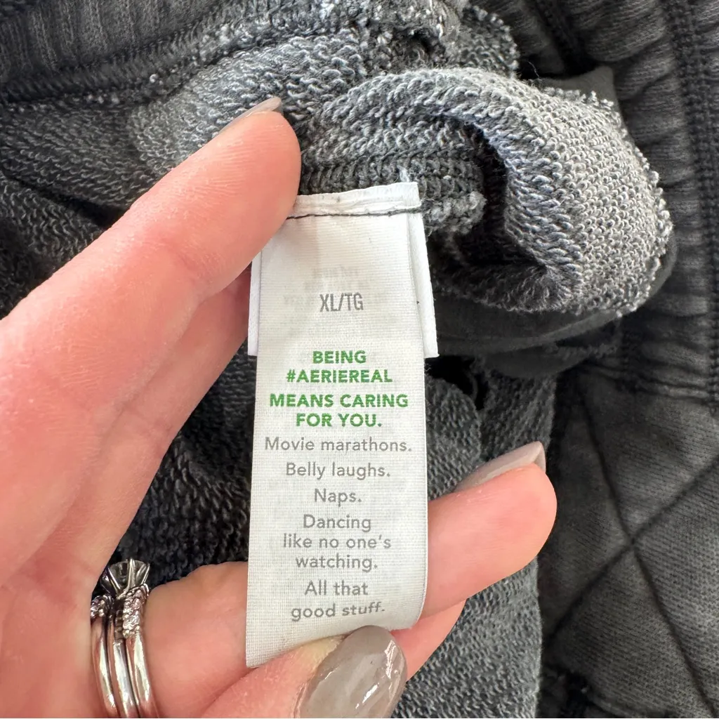 Aerie x Wicked Big Chill Jogger Smoked Grey XL - Image 14