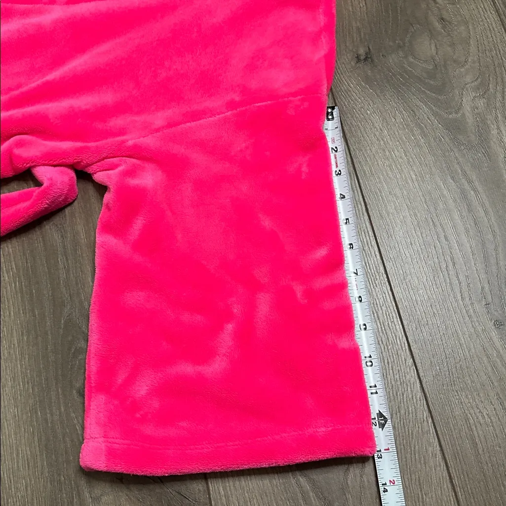 Lilly Pulitzer Elaine Plush Knit Pocket Soft Robe Pink Grenadine Size S/M - Image 14