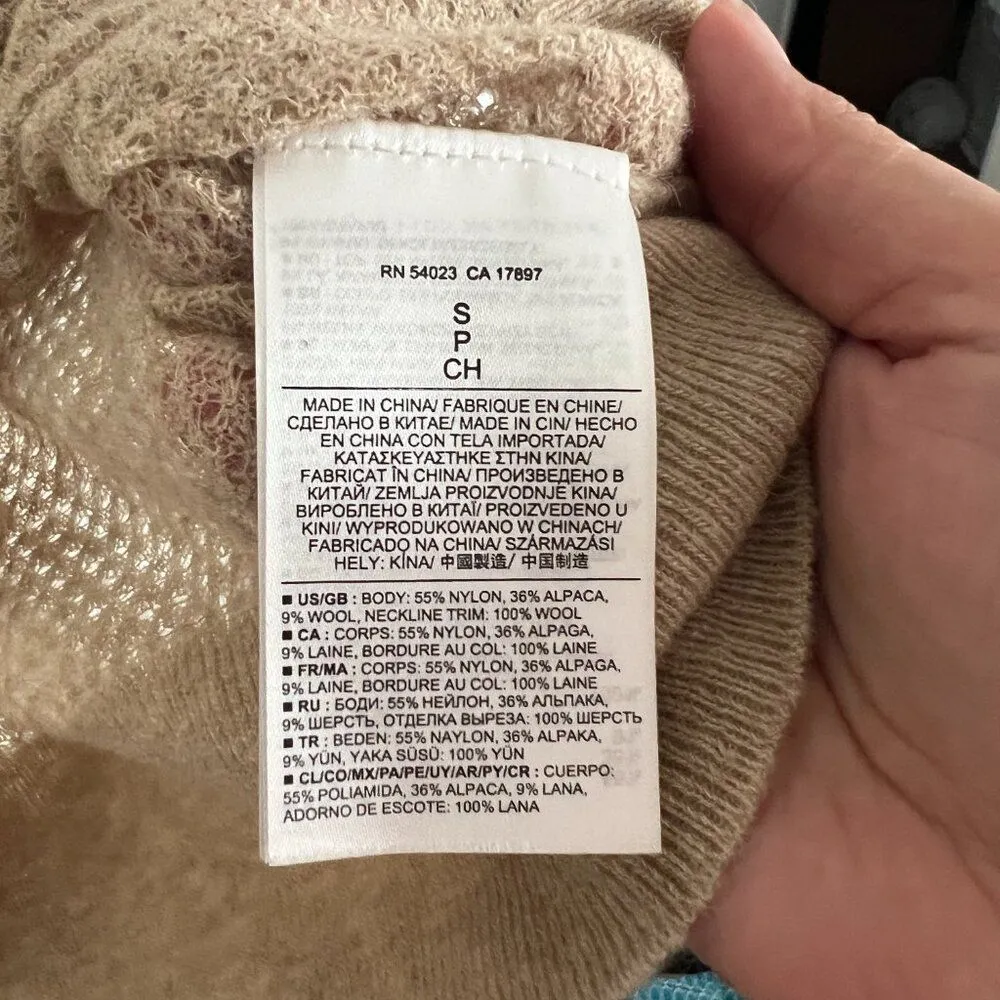 Banana Republic italian yarn small top - Image 6