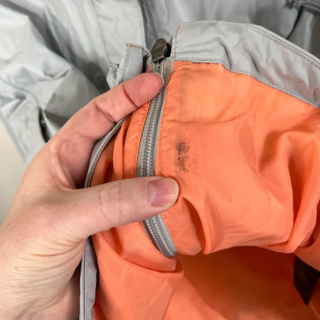 The North Face Womens Grey Hyvent Hooded Soft Shell Windbreaker Jacket M tb5m - Image 6