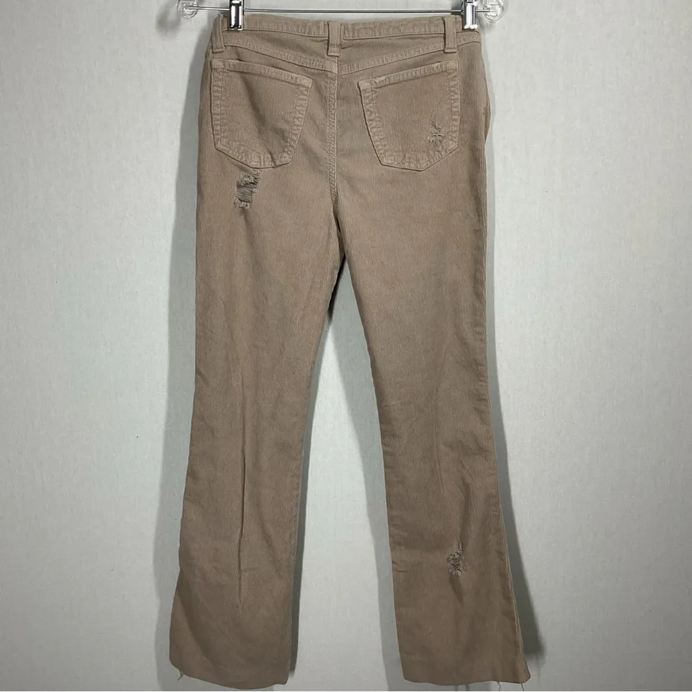 D&G Vintage Designer Cream Corduroy Pants in Size 42 Euro y2k - Image 6