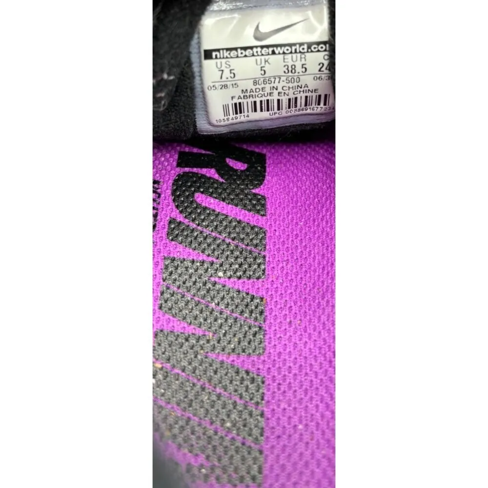 Nike Womens Running Shoes 7.5 Zoom Pegasus 32‎ Purple Sneakers - Image 5