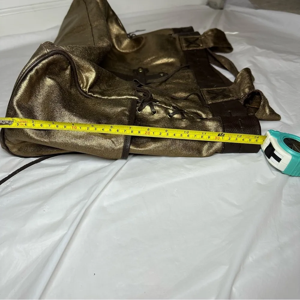 GoGo Voyage Metallic bronze/gold travel tote - Image 11