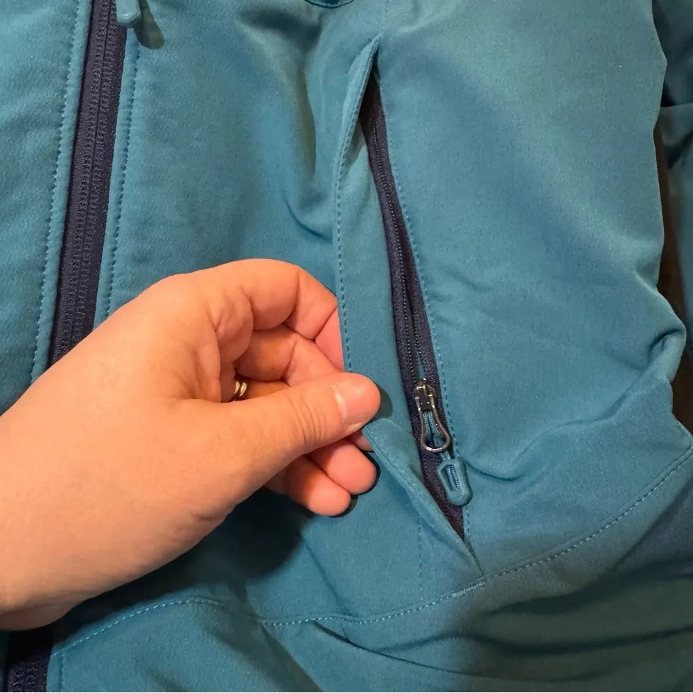 Marmot Women's M3 Softshell Teal Jacket Outdoors Large - Image 6