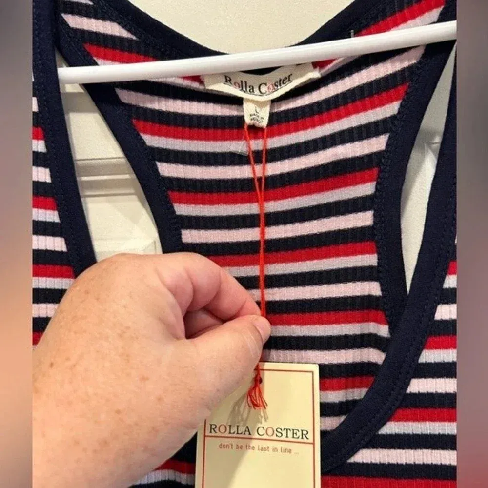 Rolla Coster  Maxi Dress Side Slits size Large NWT‎ - Image 2