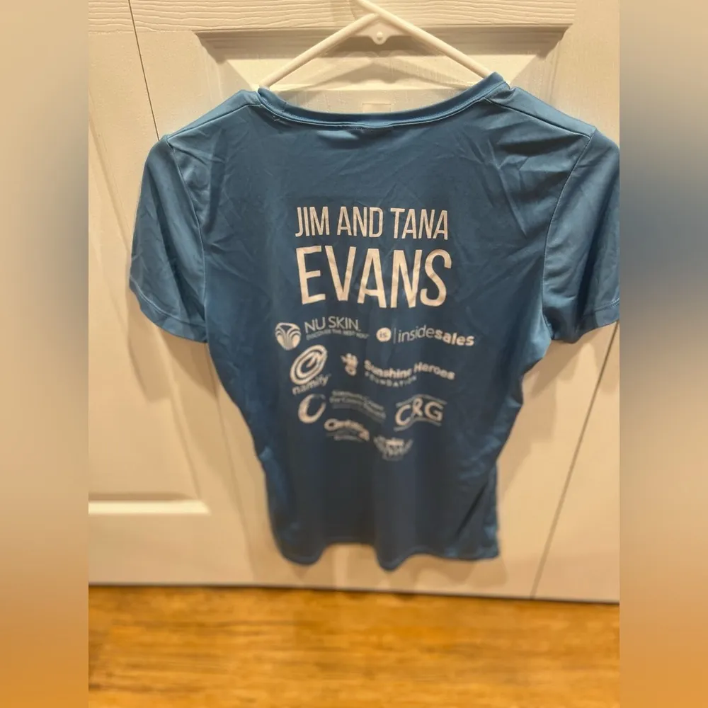 BYU running shirt White - Image 2