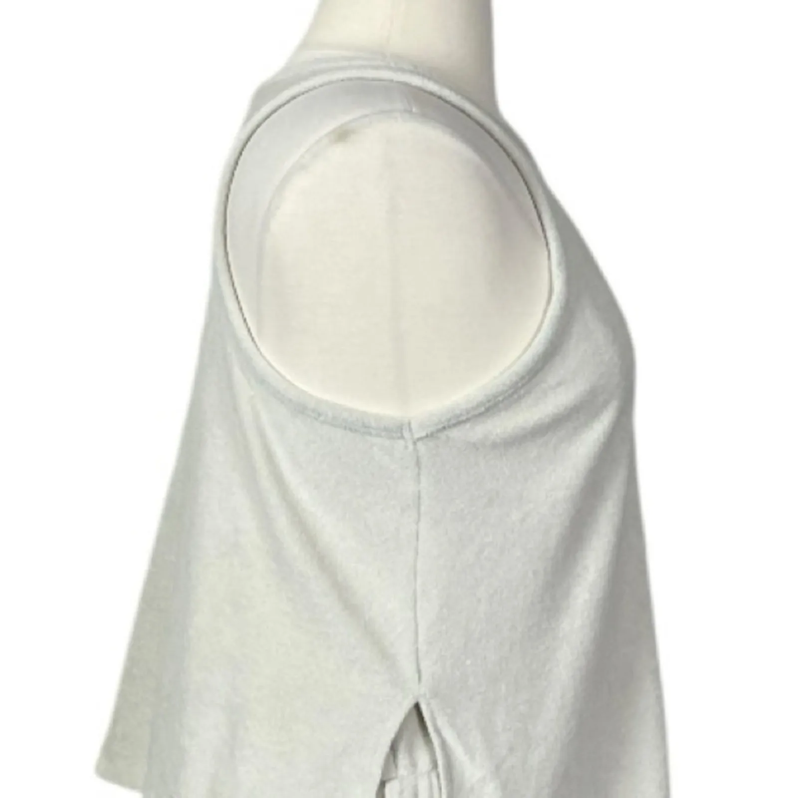 A New Day Target Short Tank Set Terry Elastic Waist Cream Women’s Size XL/1X - Image 8