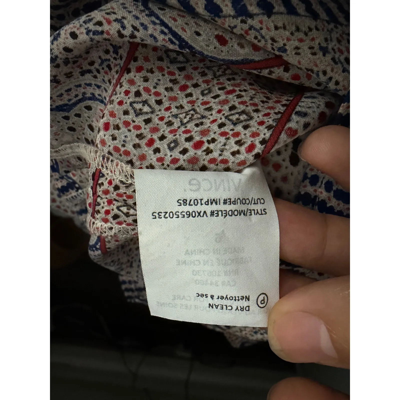 Vince 100% Silk Maxi Dress size 6 - Image 8