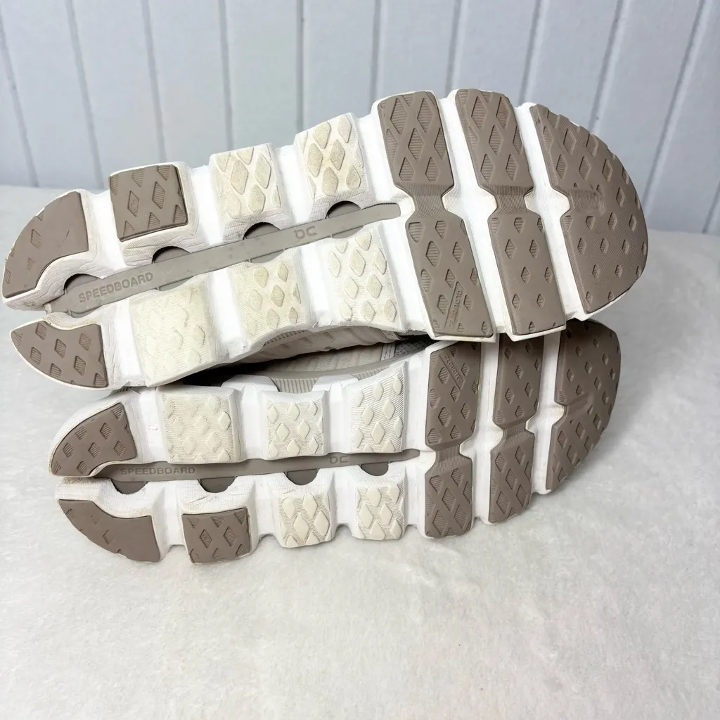 ON CLOUDSWIFT 3 RUNNING SHOES WOMEN'S SIZE 8 PEARL FOG 3WD10451020 Gray - Image 6