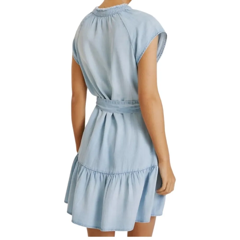 Cloth & Stone X Anthropologie Tie Waist Mini Dress Women’s Size S - Image 2