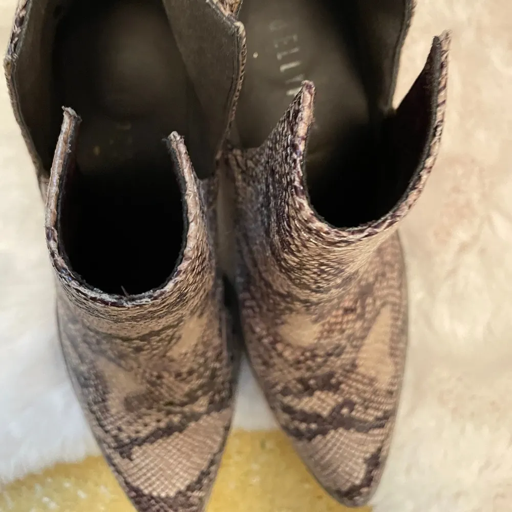 Faux snake skin booties Size 10 - Image 4