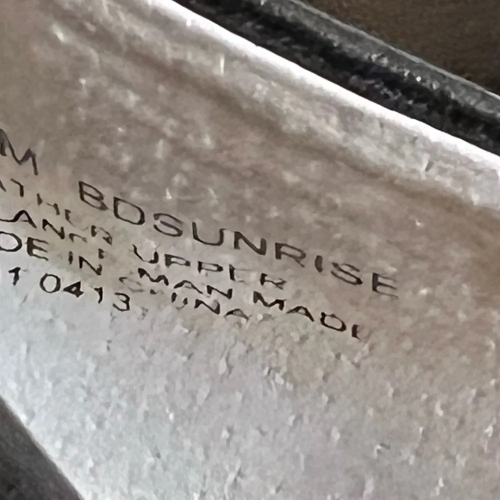 Bandolino Sunrise Black Leather Peep Toe Heels Pumps Shoes Women’s Size 10 - Image 3