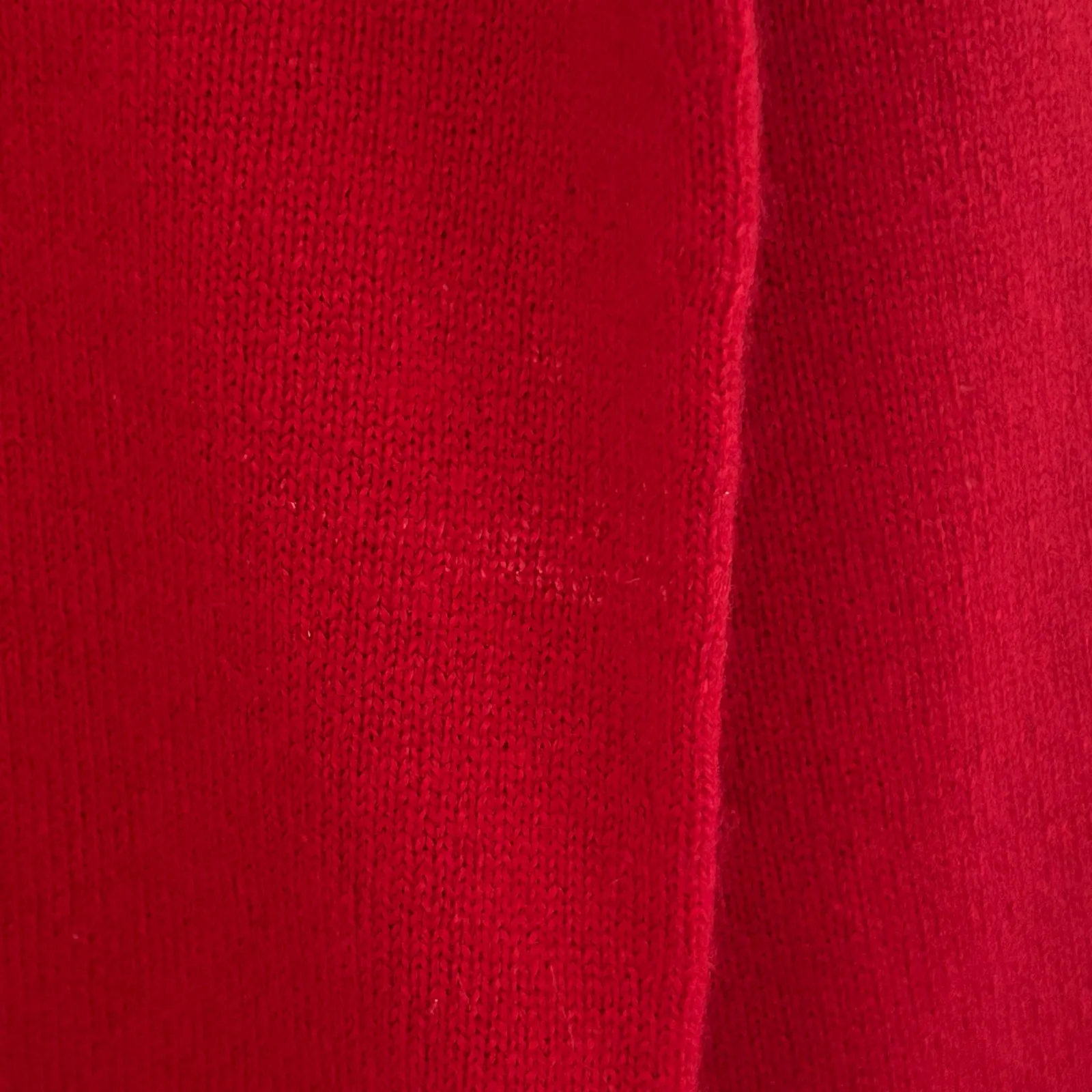 Lands End Red Turtleneck Sweater Sz M Petite - Image 5