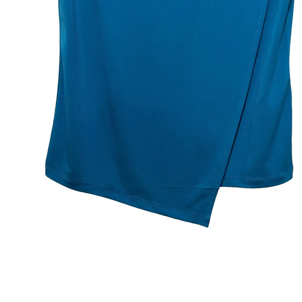 Tahari Sleeveless Shell Tank Top Blouse Blue Size XS - Image 2