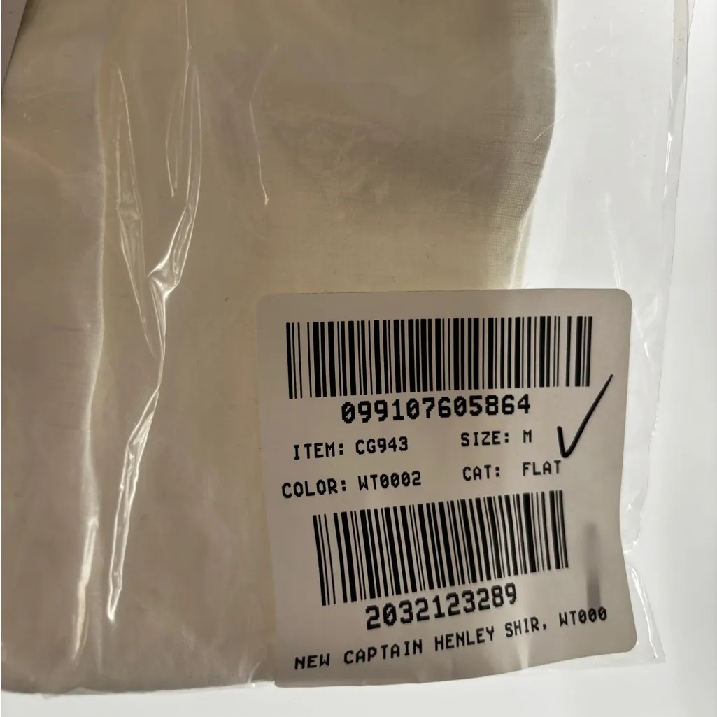 J Crew New Capitaine shirt in Baird McNutt Irish linen Medium White - Image 5