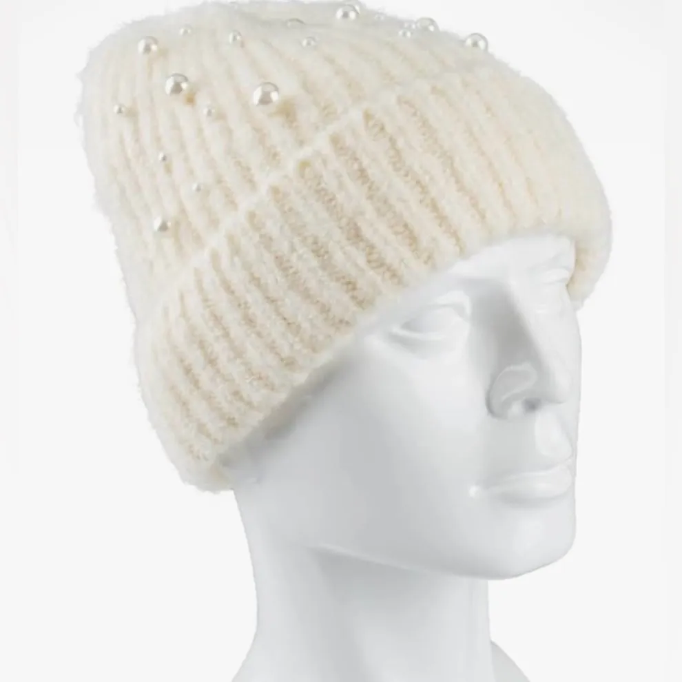 Jessica Simpson - Pearl Knit Beanie in Ivory | NWT - Gift Idea - Image 9