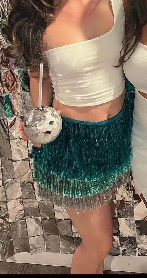 Nasty Gal Tinsel Skort - Image 4