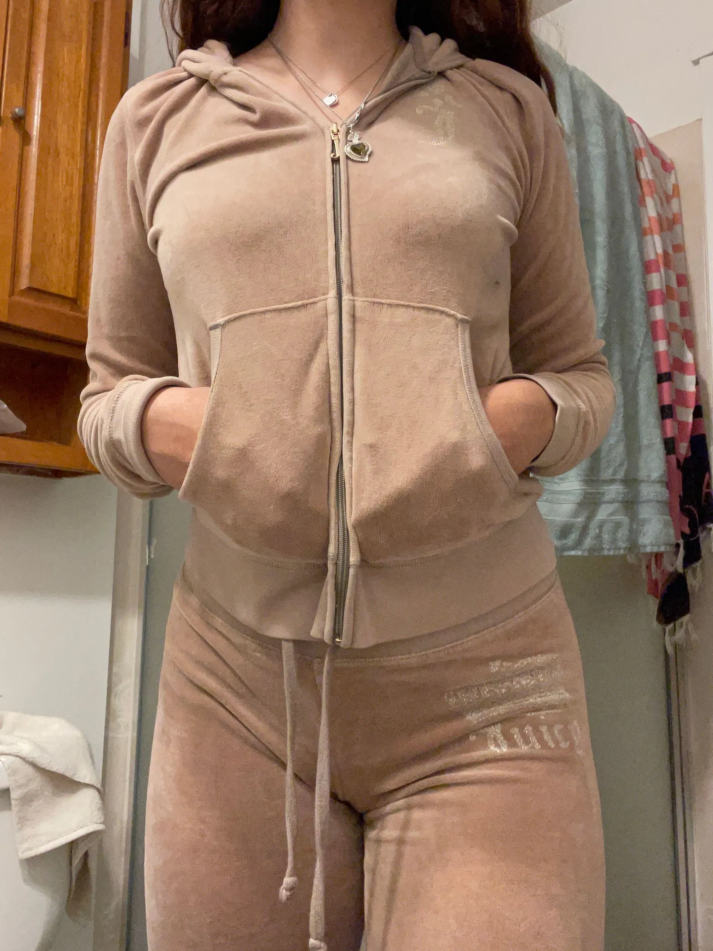 Juicy Couture Tan  Tracksuit - Image 2