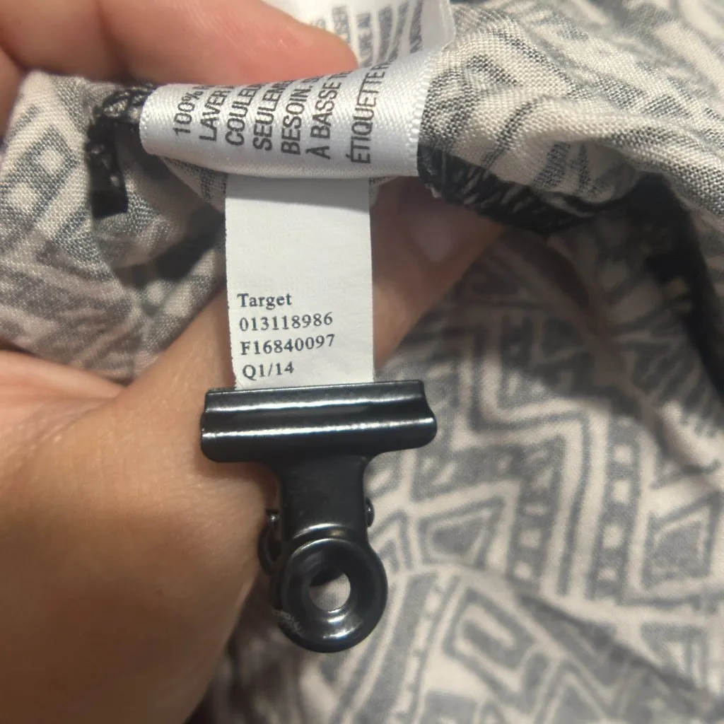 EUC Mossimo Supply Co Black & White Pattern Dress Size XS - Image 10