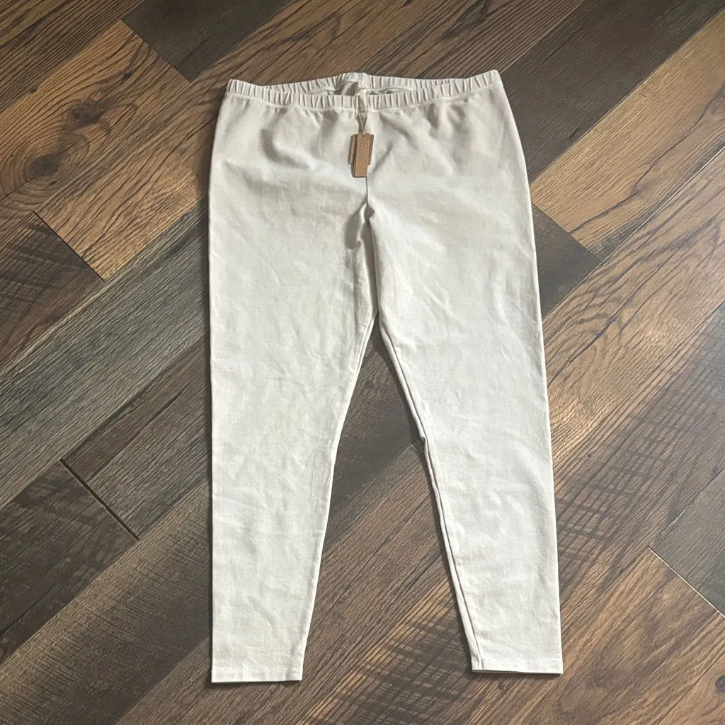 SKIMS Outdoor Leggings Cotton Blend Bone Color Size 3X NWT - Image 2