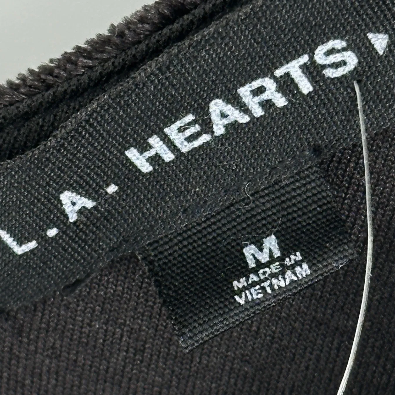 LA Hearts Black Crushed Velvet Long Sleeve V Neck Bodysuit M emo goth whimsygoth Size M - Image 5