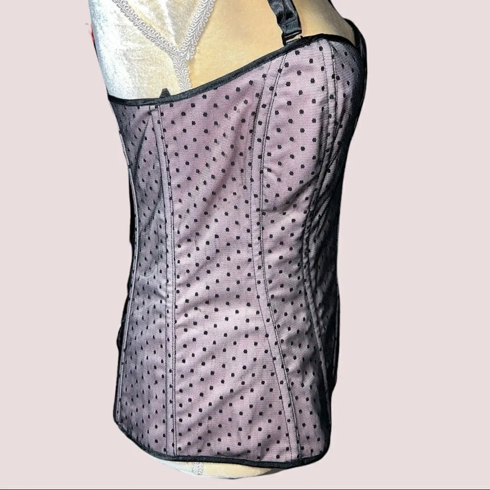 Nwot Shirley of Hollywood adorable corset style bustier Purple Size undefined - Image 4